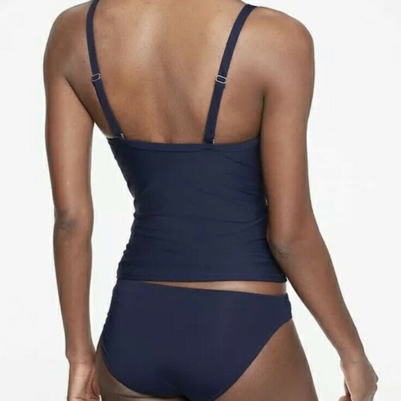 Athleta Twist Up Tankini Top Black NWT - Picture 5 of 6
